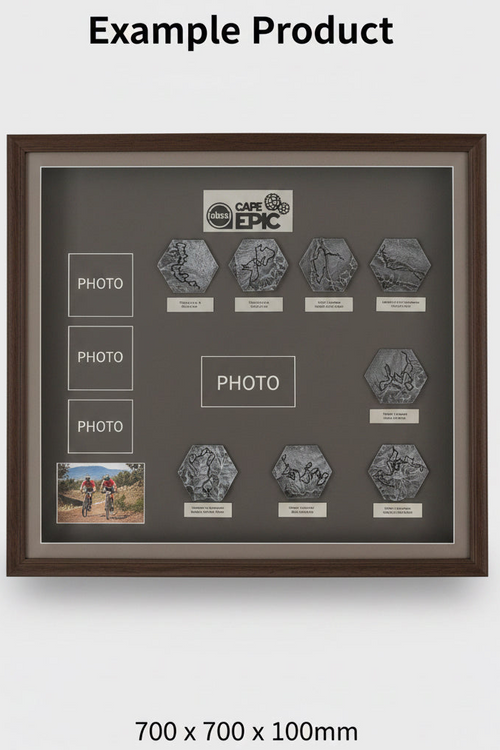 Custom race memento frame